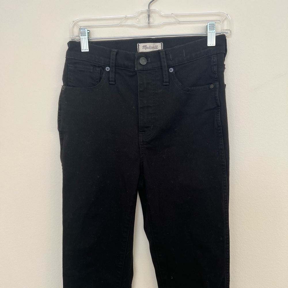 Madewell black skinny jeans